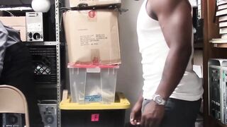 Ebony Thug Gets Bareback Anal Gang-Banged By Police Officers