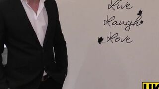 UK Sub Slut's Petite Babe Gets Rough Anal Fucked By Dominant Stud