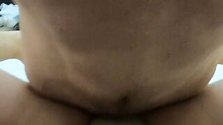 Hot MILF Gives Sensual Blowjob to Huge Dick - Amateur Couple Sex