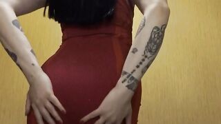 Hot Bombshell Loves to Tease Her Boyfriend - Masturbation Session with Multiple Orgasms