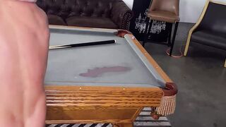 Stepmom's Pool Table Trade - Step-Mother Fucks Her Son In Law For A Blowjob