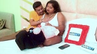 Step-Mom's Big Boobies Licked & Sucked By StepSon In Private Room For Full Night