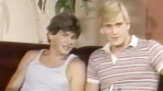 Vintage Students Share Passionate Sex in Classroom