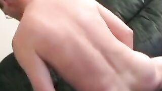 Glasses Geek Wanks Off While Filming - Erotic Solo Male Masturbation