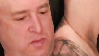Ink-Slinger's Bald Head - Erotic & Sensual Handjob with Facial