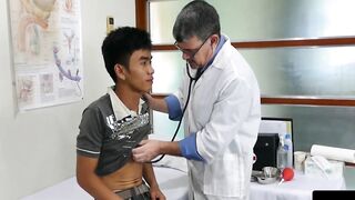 Asian Twinks - Doctor Examines Patient With A Hard Shaft