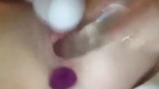 Brunette Babe Masturbates With Toys For A Mind-Blowing orgasm