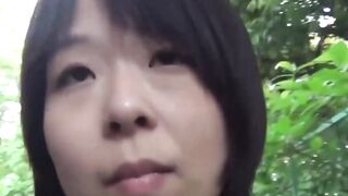 Petite college girl's Wet Pantie Adventure - Close-Up View of Asain Cutie