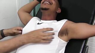 Black Submissive Squirming Through Cruel BDSM Games