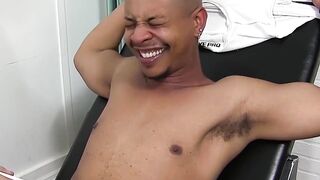 Black Submissive Squirming Through Cruel BDSM Games