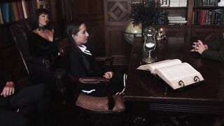Fetish Freaks #3 - Lesbian Dollhouse", featuring actresses like Wednesdays Freja Von-Doom & Claire Rooz in this kinky lesbo threesome adventure!
