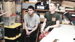 Black Security Guards Pound Twink Ass in Hardcore Anal Threesome