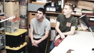 Black Security Guards Pound Twink Ass in Hardcore Anal Threesome