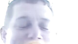 Mature Guy Jerking Off And Blowing A Younger Man's Load