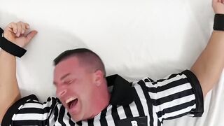 Mature Hunk's Intense Foot Frenzy in Bondage Dungeon