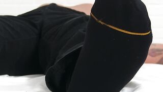 Mature Hunk's Intense Foot Frenzy in Bondage Dungeon