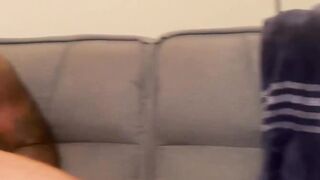 Black Hunk's Foot Worship Session with barely legal Amateur