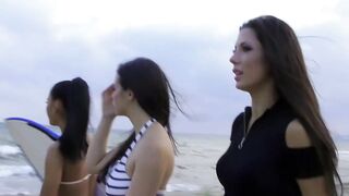 Three Latina Bombshells Share A Wild Orgy With One Lucky Guy