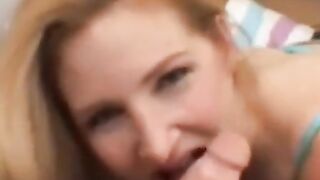 Redheaded Milf Gives Sensual Oral Pleasure To A Stranger