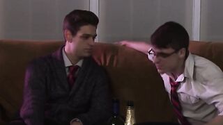 Raw Ass-Fucking Action with Hunk Stud Older Brother Fucks Twink