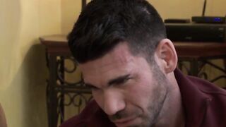 Hairy Bear's Ass Fucked by barely legal Stud in Rough Anal Sex