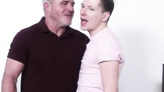 Anal Discipline Lesson with Older Uncle - Anal Teen Fucked Hard by Stepson's Dad