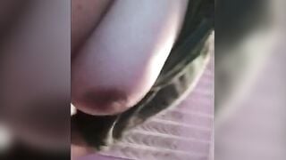 Amateur Couple Fucked Outdoors Beneath The Old Iron Railing