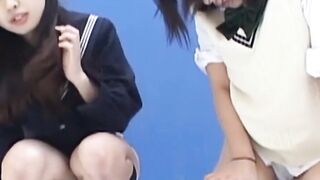 Two Adorable Japan Bombshells Share Pee Fun in This Hilarious Video