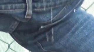 Asian Cutie Faces Peeing Outdoor Adventure