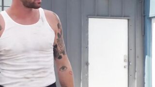 Double Penetration Garage Fucks - Chris Dammed & Vince Parker Fucking Hard On Jake Nicolas