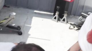 Double Penetration Garage Fucks - Chris Dammed & Vince Parker Fucking Hard On Jake Nicolas