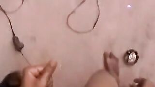 Black Amateur Stroking Small Dick To Satisfying Orgasm