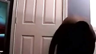 Black Amateur Stroking Small Dick To Satisfying Orgasm