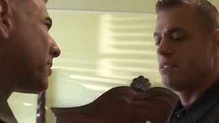 Bondage Threesome - Bound And Fucked Hard By Two Hunks