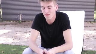 Steamy Shower Masturbation Confession with Hot Twink