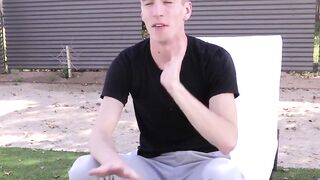 Steamy Shower Masturbation Confession with Hot Twink