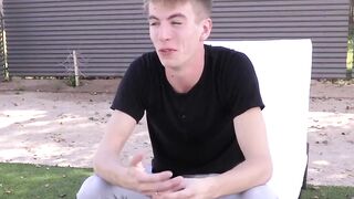 Steamy Shower Masturbation Confession with Hot Twink