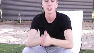 Steamy Shower Masturbation Confession with Hot Twink