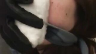 部屋に不法侵入して着衣緊縛