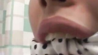 部屋に不法侵入して着衣緊縛