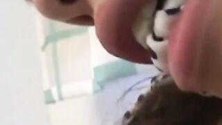 部屋に不法侵入して着衣緊縛