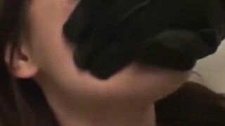 部屋に不法侵入して着衣緊縛