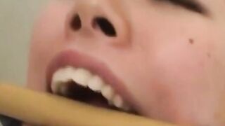 部屋に不法侵入して着衣緊縛