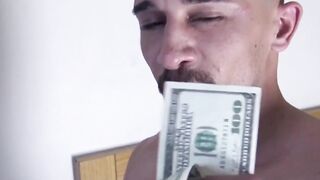 Beard-Stroking Hunk Plays With Ass For Extra Cash - GayPornHub