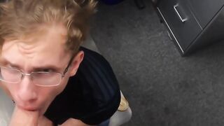 barely legal Officer Dominates Older Man - Role Reversal Cop & Citizen
