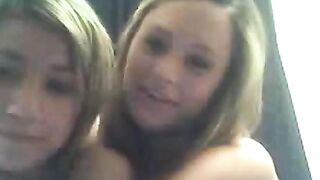 Blonde Bombshells Share Intimate Moments in Real Life