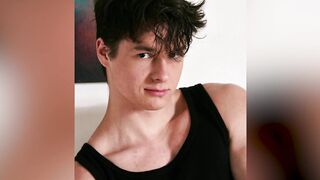 HOT STUDENT STRIPTEASE - Twink Strips Off For His Fans And Cam Girls