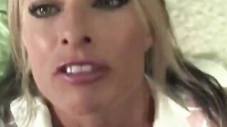 Step-Mother's Big Boobs - Stepson Gets A Surprise BJ & Hardcore Fuck