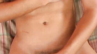 Hunky Latin Stud Jacks Off For The Camera - Hot Semen Shot Close-Up