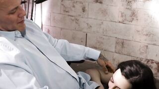 Secretary Sucks Boss's Dick in Office - POV Blowjob with Facial